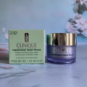 Clinique Repairwear Laser Focus Wrinkle Correcting Eye Cream Jumble 1.0oz/30ml